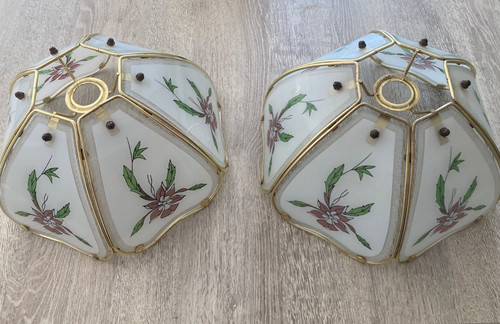 Vintage retro brass panelled - vintage,