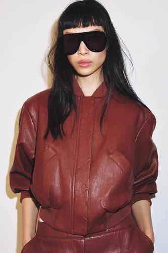 Zara new woman faux - faux, leather
