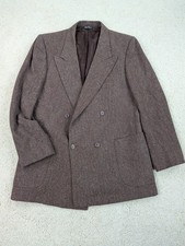 Sport Coat Mens 40R Brown Wool