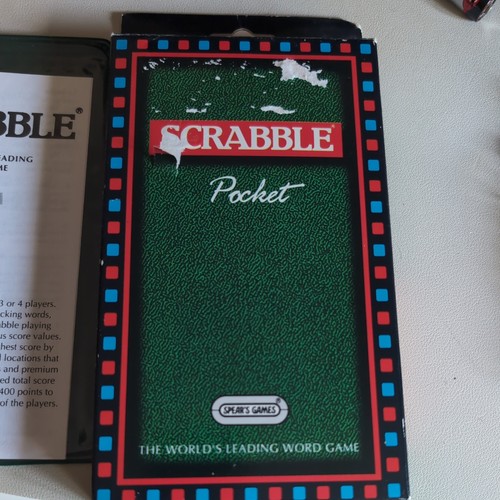 Pocket scrabble magnetic - scrabble,