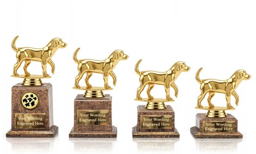 Personalised gold dog - personalised,