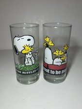 Vintage Snoopy Glass Peanuts