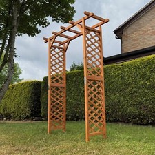 Wooden garden arch pergola - arch,