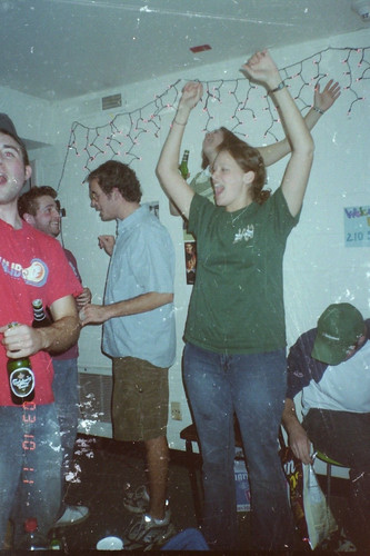 College girl party - college,