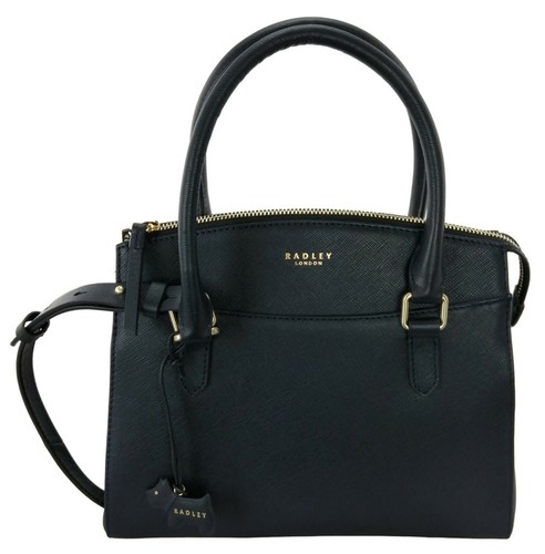 Radley navy satchel bag dark - radley,