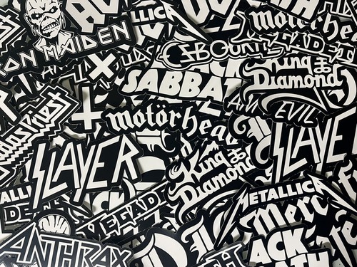 Heavy metal sticker pack - pack,