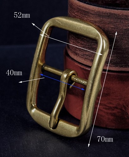 Retro brass classic pin - pin, belt