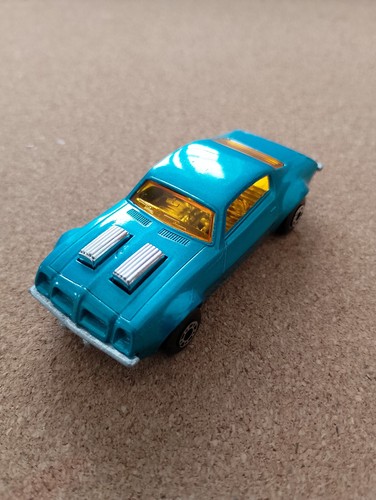 Matchbox turquoise pontiac - matchbox,