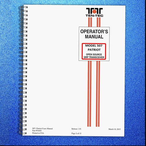 Ten tec patriot - ten, qrb