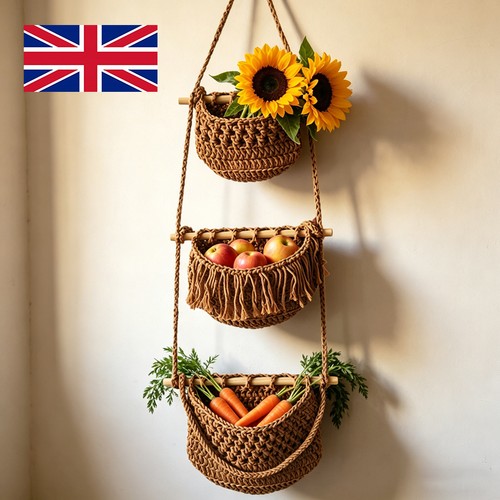 Tier wall hanging storage - 3-tier,