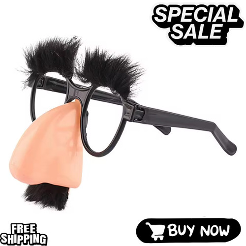 Groucho specs glasses with - specs,