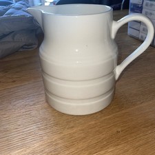 Vintage Pint Lord Nelson Ceramic Water Jug Pitcher 1.8 white 