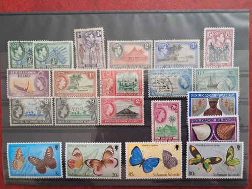 Stamps solomon islands - solomon, kgvi