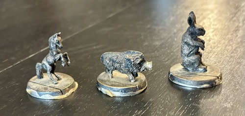 Vintage italian pewter animal - vintage,