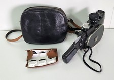 Vintage Quarz M 8mm Cine Camera, Pistol Grip with case & additional lens filters