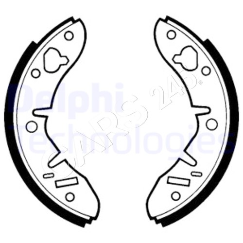Delphi brake shoe - brake, for