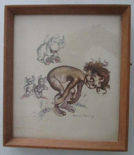 Rare vintage brownie downing - brownie,