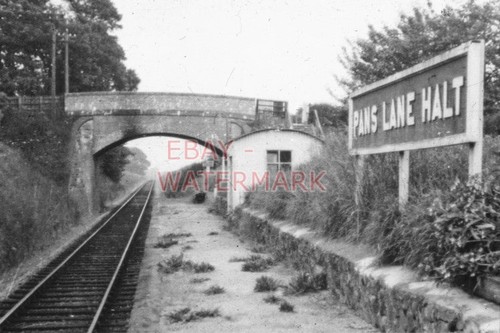 Photo pans lane halt railway - ,