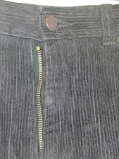 NWOT -  Mens Black Corduroy Trousers in size W32 L33 by Rustler