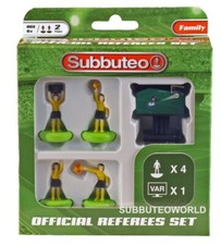 NEW SUBBUTEO REFEREE SET NOW WITH VAR. Referee, 2 Linesmen, 4th Official & VAR.