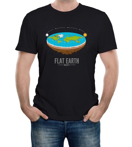 Mens flat earth society - earth, funny