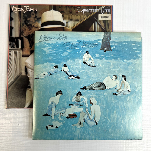 Elton john vinyl records - elton,
