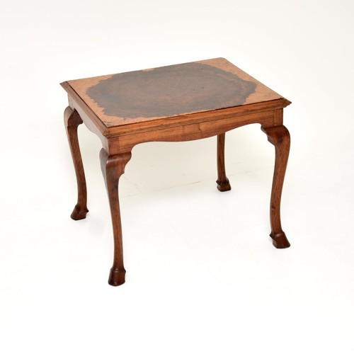 Antique burr walnut coffee - walnut,