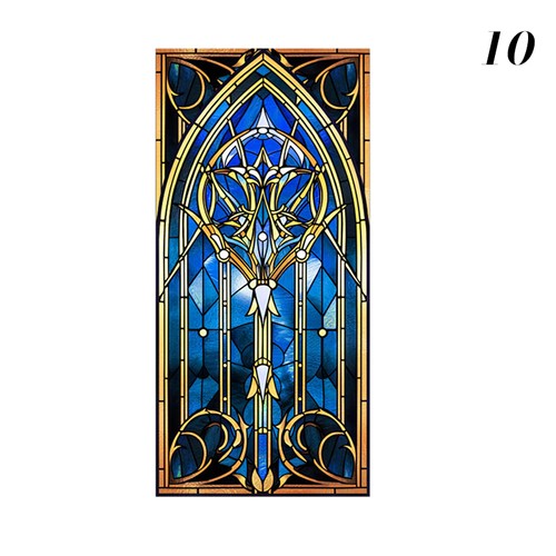 Retro art glass - glass, church