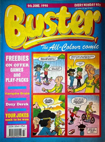 Buster comic vintage 1990s - buster,