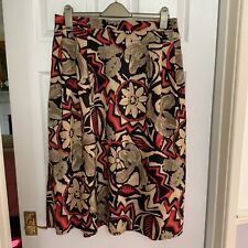 GOR-RAY MULTICOLOURED LONG SKIRT WITH POCKETS - UK 14