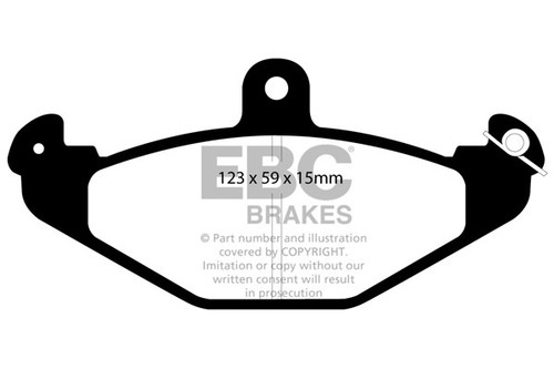 Ebc yellowstuff rear brake - ebc,
