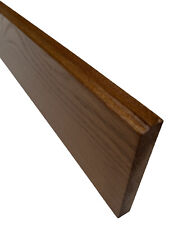 SOLID OAK or SAPELE SKIRTING BOARD CHOICE FINISH OR TYPE 20 x 120 mm