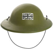 GREEN ARMY HELMET PLASTIC HAT