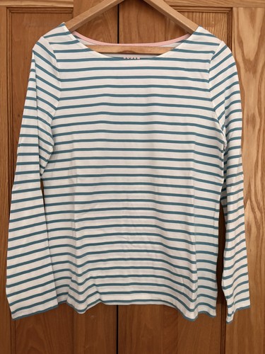 Boden white blue stripes - boden,