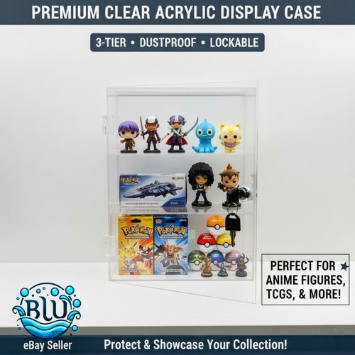 Premium acrylic tier display - acrylic, 3-tier