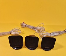 Sony SS-IS10 Speakers Mini Satellite Surround Sound Set of 3 Untested