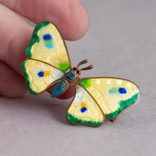 Vintage ENAMEL BUTTERFLY