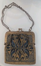 Vintage art deco bead purse - deco,