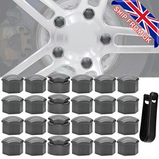 24pc Grey 17mm Wheel Nut Bolt