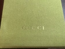 GUCCI Jewelry Box Green Fabric