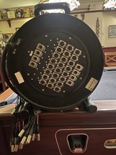 XLR Multicore, 24 Channel, 30M, Live Stage Cable &  Schill Reel (RRP £930 New!)
