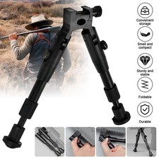 148-163mm Adjustable Spring Swivel Bipod For Hunting Shooting Air Rifle Non-Slip