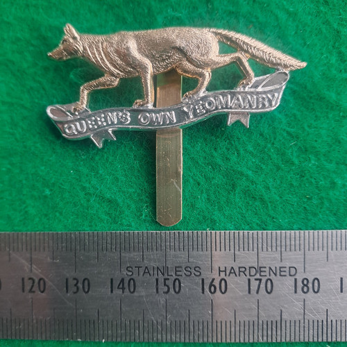 Queens own yeomanry anodised - own,