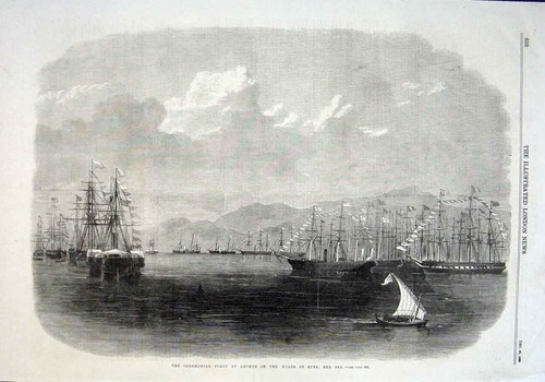 Original old antique print - original,