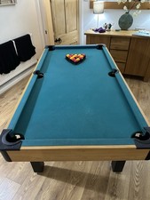 6 Foot Pool Table Detachable Legs With Extra Balls And Accessories