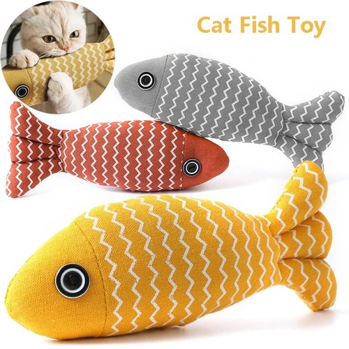 Cat fish toy interactive - cat,