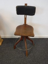 Antique Vintage Glenister draughtsman/ artist Swivel Chair 137-8044