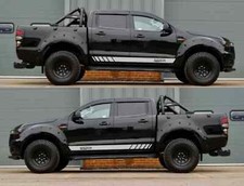 Toyota Hilux Side Stripes Graphics Decals Any Model Both Sides Stickers