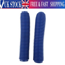 2PCS Motorcycle Plastic Front Fork Dust Cover Gaiters Gators Boots Universal