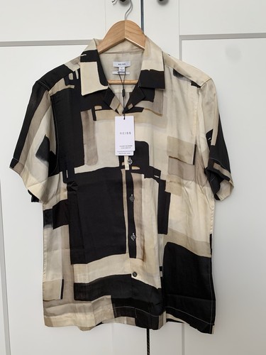 Men reiss cuban shirt - reiss,